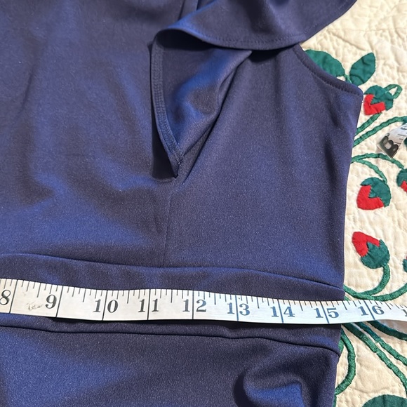 Grace Karin navy stretch dress size L nwt - Picture 9 of 13